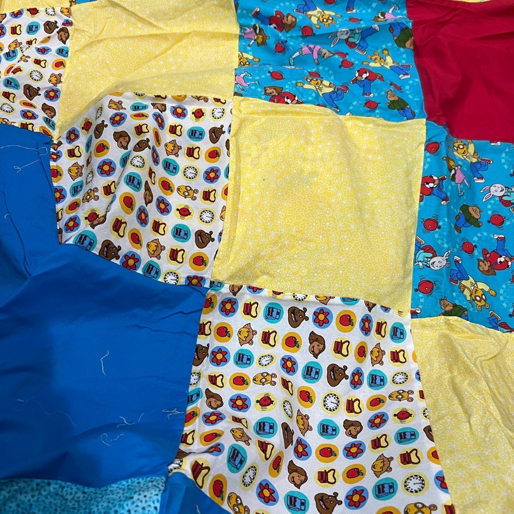 Arthur KBS kids started Colorful Patchwork Quilt